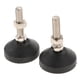thumbnail image 4 of Paquete de 4 Niveladores de Mueble Patas de Nivelación Roscadas Deslizadores para Banco de , Base de Goma con Vástago de material acero Al Ca 60-M12x50mm perfecl Pies de nivelación ajustables, 4 of 6