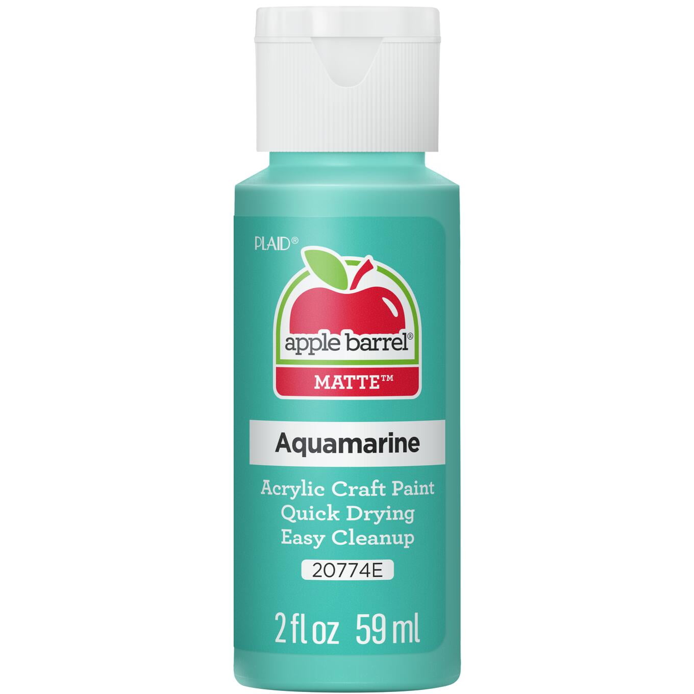 Apple Barrel Acrylic Craft Paint, Matte Finish, Aquamarine, 2 fl oz