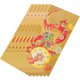 thumbnail image 2 of 6Pcs Traditional Chinese Red Envelopes Gift Container For Chinese New Year Golden Color, 2 of 4