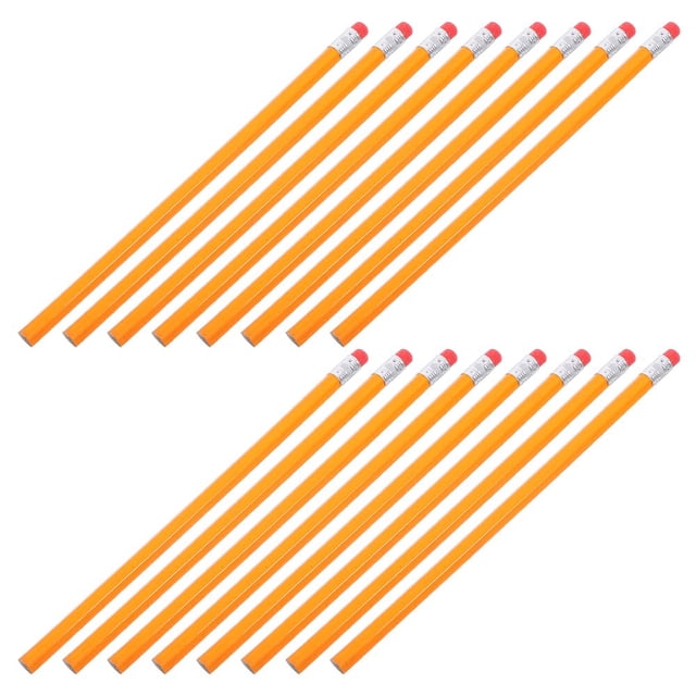 AMERTEER 100pcs wooden pencils classroom essential long wooden pencils convenient hand-held pencils bulk pencils classroom long wooden pencils