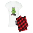 thumbnail image 1 of CafePress - I Love Frogs - Women's Light Pajamas, 1 of 1
