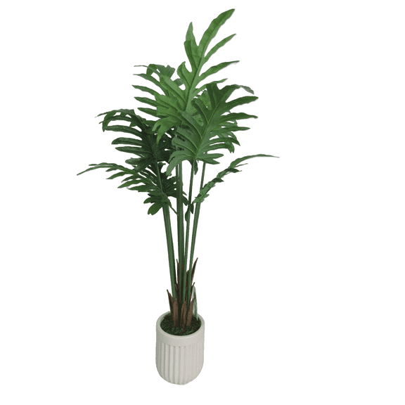 Artificial Potted Philodendron Plant 47in