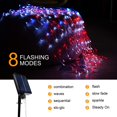 thumbnail image 2 of [ (Actualizado) Luces solares con diseño de bandera americana PUHONG 420 LED ], 2 of 7