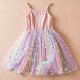 thumbnail image 4 of XFHLMJFF Girls Dress Children Toddler Sleeveless O-Neck Hearts Love Heart Prints Tulle Princess Party Frocks Comfortable Dailywear, 4 of 9