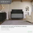 thumbnail image 3 of Evolur Stilnovo Mid Century Double Dresser In Onyx Black, 3 of 6