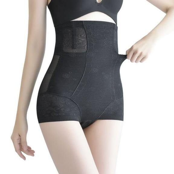 SWSMCLT Women's Butt Lifting Body Shaper Tight Control Panties Shapewear Shorts Firm Soft Medium Prom Pull On Black Medium