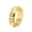 Gold, variant on Men's Stainless Steel 8MM Simple Hip Hop Domed Cross-Cut Triangles Spike Biker Rotatable Fidget Ring Anxiety Wedding Band Silver Size 11