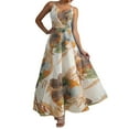 thumbnail image 1 of WILLBEST Vestidos Casuales para Mujer Fiesta 2025 Vestido Largo con Abertura Hasta El Muslo con Estampado Tropical para Mujer Extra Grande, 1 of 4
