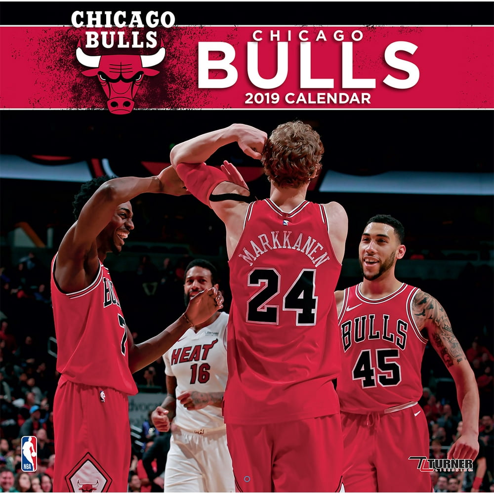 2019 12X12 TEAM WALL CALENDAR, CHICAGO BULLS