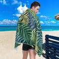 thumbnail image 5 of GZHJMY Palm Leaves Beach Towel Quick Dry Absorbent Bath Towels Sandproof Lightweight Towel for Gym Yoga Sports Swimming- 30x60in Washcloth, 5 of 7
