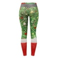 thumbnail image 4 of Fiaer Christmas Leggings for Women Slim Fit Xmas Pants Funny Graphic Fashion Stretchy Comfy Breathable Tights Trousers Green1 XL, 4 of 5