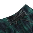 thumbnail image 3 of Bovxnpu Women Skirt Plaid Skirts for Women High Waisted Mini Skirts Ladies Fall Outfits Elastic Waist Checkered Irregular Skirt Short Skirt Dress Beach Vacation Summer Outfits, 3 of 6