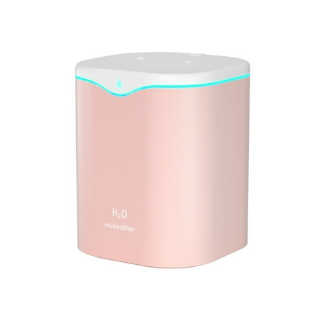

USB Humidifier with Light Quiet Cool Mist Humidifier for Bedroom and Office Plants Easy To Clean