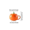 thumbnail image 3 of Taza de cerámica con forma de calabaza Wosthever HA081440-02, 3 of 6