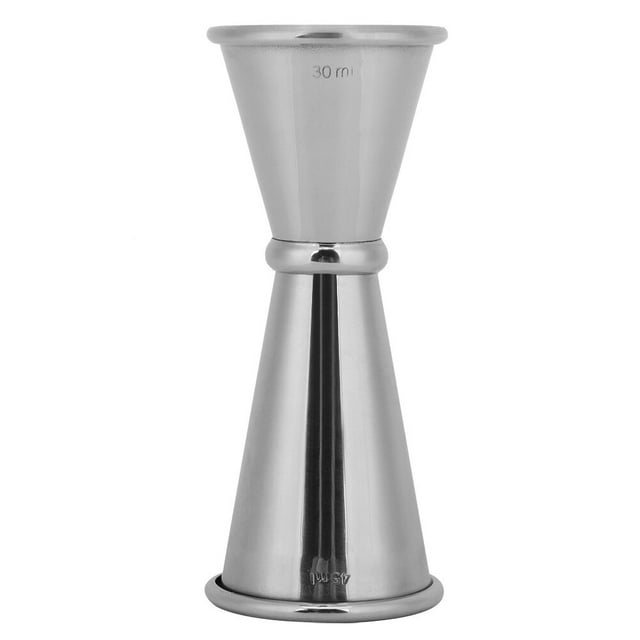 Heaveant Tasse à mesurer à Barre, 30/45 ML en Acier Inoxydable Lourd à Cocktail à vin Double Jigger Bartending Outil de Mesure Accessoires de Barre