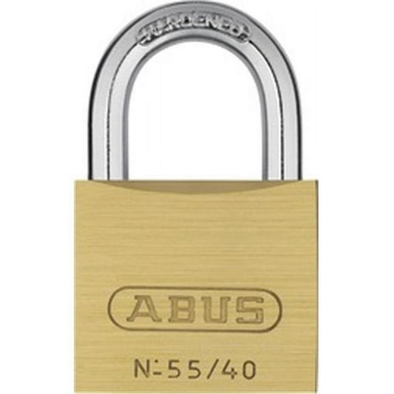 ABUS 55 by 40 C KD Solid Brass Keyed Different Carded Padlock