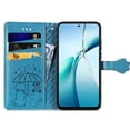 thumbnail image 2 of Étui Rabattable pour FOXDOCK Motorola Edge 60, Cuir PU Embossé Chat et Chien, avec Fentes pour Cartes, Support, 2 of 6