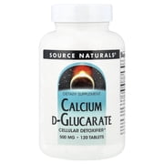 Source Naturals Calcium D-Glucarate - Cellular Detoxifier* - 500mg, 120 tablet