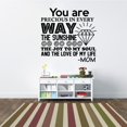 thumbnail image 3 of You Are Precious In Every Way The Sunshine In My Day - Sweet Mom Quote Momhood Life Vinyl Wall Decal WallArt Wall Decoration Home Room Bedroom Living Room Home Décor Design Size (10x10 inch), 3 of 3