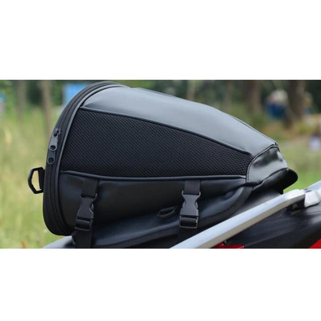 Bolsa Trasera para Motocicleta Maleta para de Motocicleta Maletín Trasera de Asiento Trasero Bolso de Transporte Macarena Alforjas de cola para motocicleta