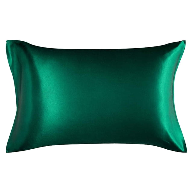 Funda de almohada de diseño simple Home Dorm Apartment Hotel Funda de almohada Funda de almohada de cama de color sólido, Blackis Green Advancent HA000545-05B
