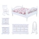 thumbnail image 2 of Juguete para muebles, 1:12, 6 piezas, mini muebles de madera, modelo de muebles, conjunto resistente y resistente, 2 of 9