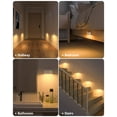thumbnail image 3 of Luz nocturna con sensor de movimiento recargable WILLED, pack de 10, 3 of 7