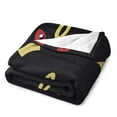 thumbnail image 3 of Pokemon Eevee Umbreon Throw Blanket Cute Flannel for Boys Girls Men Women, 3 of 7