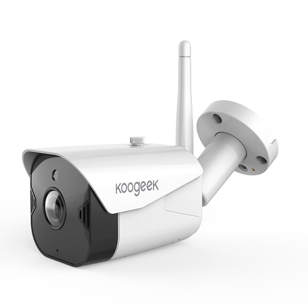 Koogeek 1080P HD Bullet WIFI Camera Outdoor Weatherproof Wireless IP Camera 2.0MP Two Way Audio 4pcs Array IR Leds Support Phone APP Control Motion ...