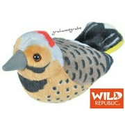 NORTHERN FLICKER Audubon REAL BIRD CALL WILD REPUBLIC PLUSH STUFFED ANIMAL NEW
