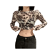 thumbnail image 1 of VISgogo Mujeres Moda Salvaje Crop Tops Retro Estampado floral Camiseta de manga larga Primavera Otoño Cuello redondo Slim Fit Tops Streetwear VISgogo  moda, 1 of 9