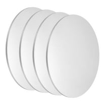 Uxcell 4Pcs Aluminum Disc, 4"(100mm) Diameter 0.1"(2.5mm) Thickness Round Aluminum Sheets 6061 Aluminum Circle Plates for Metal Stamping