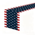 thumbnail image 2 of 4th of July Decorations - Patriotic USA Stars Table Runner for Home | Memorial Day Decorations - 250th Anniversary Fourth of July Accessories Decor Party Supplies Indoor, 2 of 9
