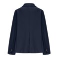 thumbnail image 5 of Women's Long Blazer Jackets Oversized Long Sleeve Lapel Work Suit with Pockets Baggy Work Casual Office Suit Jacket, 5 of 6