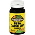 thumbnail image 2 of Nature's Blend Beta Carotene 25000 IU - 100 Soft Gels, 2 of 2