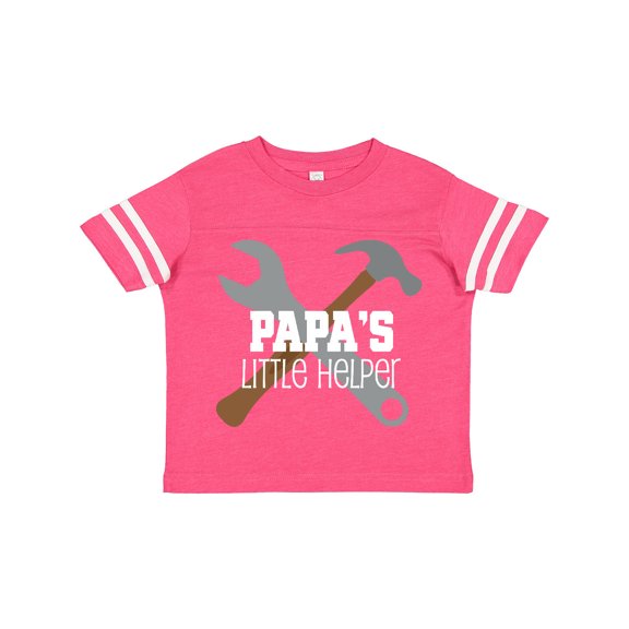 Inktastic Papa Little Helper Boys Toddler T-Shirt