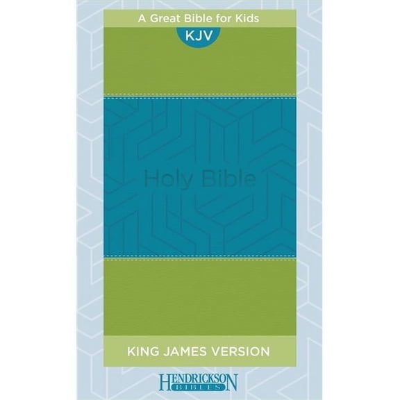 Hendrickson Publishing Group 21489X 9 x 6 x 1.50 in. KJV Kids Bible, Blue & Green Flexisoft