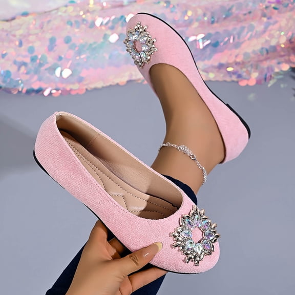 DIVVce Flats For Women Dressy Slip On Comfortable Lightweight Soft Sole Casual Shoes For Work And Special Occasions