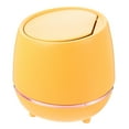 thumbnail image 4 of OUNONA  Mini Trash Can Waste Bin Outdoor Garbage with Lid Office Yellow, 4 of 8