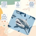 thumbnail image 3 of Shark Gaming Mousepad Square, 8.3x9.8 Inch Non-Slip Rubber Bottom Printed Mouse Mat for Office and Gaming, 3 of 6