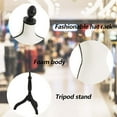 thumbnail image 6 of PayLessHere Adjustable Mannequin Torso 59-67in - Dress Form, Female Body Model w/Tripod Stand,Cream, 6 of 7