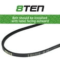 thumbnail image 3 of 8TEN Drive Belt for MTD Cub Cadet S621 S621SS SC621 SR621 SRC621 SRE621 Walk Behind Mowers 754-0460 954-0460 810-CBL2332T, 3 of 4