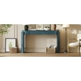 thumbnail image 5 of Natural Wood Grain Finish Console Table with 2 Drawers | Navy, 5 of 10