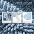 thumbnail image 3 of REGALWOVEN Cute Animal Chenille Hanging Hand Towels, Cartoon Fuzzy Ball Hand Towel, Soft Absorbent Decorative Bathroom Towels 1 Pc Blue 9" x 12", 3 of 7