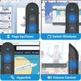 thumbnail image 5 of Presentation Clicker Rechargeable PowerPoint Clicker, Hyperlink Volume Wireless Presenter Remote Presentation Pointer, 2.4GHz Presentation Remote PPT Slide Clicker for Computer Laptop, 5 of 8