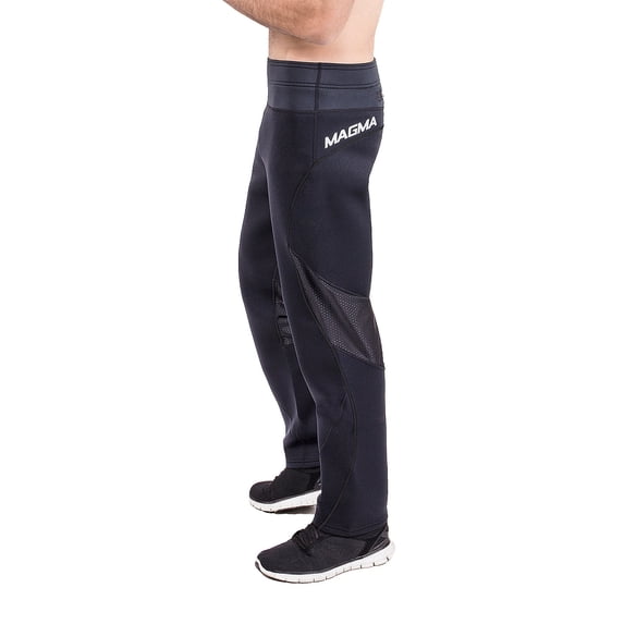 NonZero Gravity Men's Sauna Pants | Sweat Suit For Weight Loss | Slimming Fitness Wear For Cutting Fat (Black, Medium)