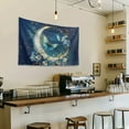 thumbnail image 4 of SEANATIVE Floral Moon Butterfly Tapestry Aesthetic Tapestry for Kitchen Home Wall Tapestry Small Tapestry 36H*24W Inches Small Tapestry for Living Room Dorm Office, 4 of 6