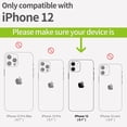thumbnail image 3 of Case for iPhone 12 Case [Natural & Black Soft TPU] Shockproof Protective Unique Cover Compatible with MagSafe Natural Landscape -Cherry, 3 of 5