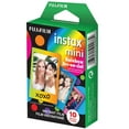 thumbnail image 4 of Fujifilm Instax Mini 11 Instant Camera (Lilac Purple) | Twin Pack Film | Rainbow Film | Case | Stickers - Complete Kit, 4 of 9