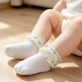 thumbnail image 2 of Miaouyo Ankle Socks for Little Girls Lace Ruffle Cuff Breathable Princess Socks, 2 of 7